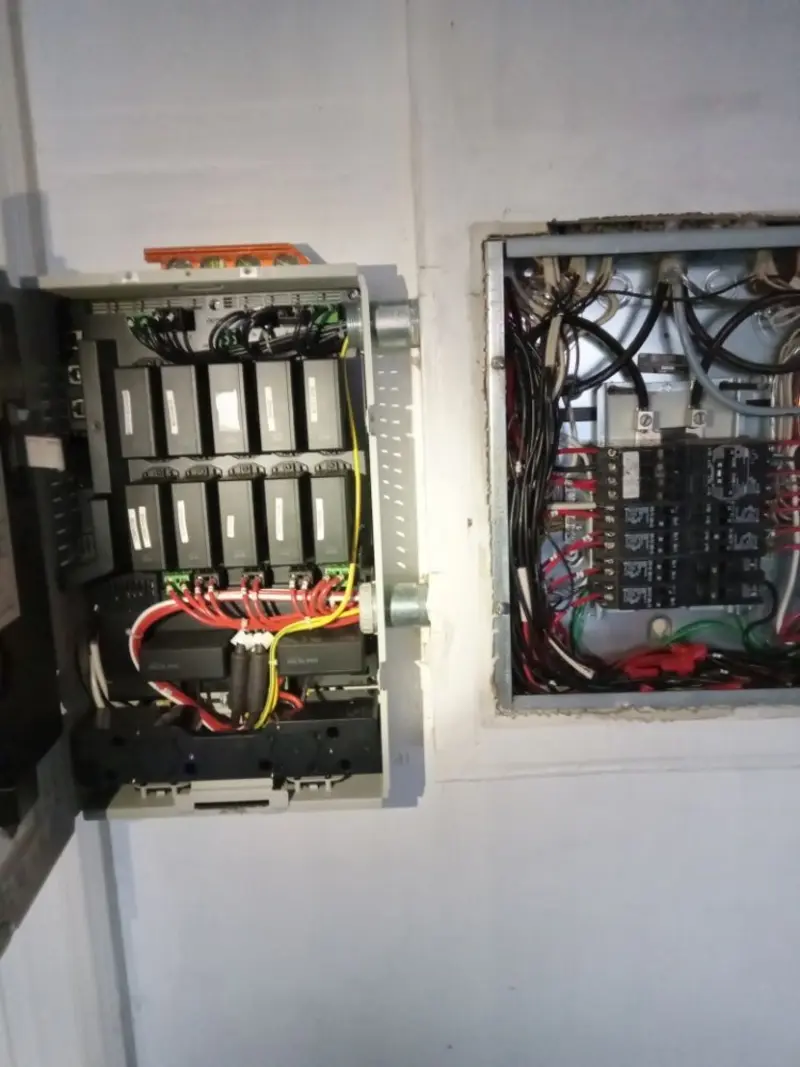 Electrical panel upgrade completed for Indoor Lighting Installation in Rancho Santa Margarita